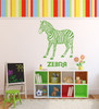 Zoo Animal Wall Decals - Zebras - Zoo Animal Party Supplies, Safari Decor, Zebra Party Supplies, Zebra Decorations For the Home, Office, or Classroom