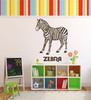 Zoo Animal Wall Decals - Zebras - Zoo Animal Party Supplies, Safari Decor, Zebra Party Supplies, Zebra Decorations For the Home, Office, or Classroom