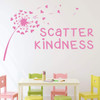 'Scatter Kindness' Wall Decal for Living Room, Bedroom, Kitchen