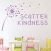 'Scatter Kindness' Wall Decal for Living Room, Bedroom, Kitchen