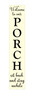 Custom Request Vinyl Wall Decal - "Welcome to our Porch" - Vinyl Sticker Decoration for Home