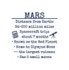 Custom Request Vinyl Wall Decal - Planet Facts- 8 Planets and Facts - approx. 9" x 9" each