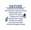 Custom Request Vinyl Wall Decal - Planet Facts- 8 Planets and Facts - approx. 9" x 9" each
