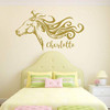 Personalized Horse Head - Gold