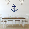 Navy Blue Anchor Vinyl Wall Decal - Kitchen