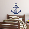 Navy Blue Anchor Vinyl Wall Decal - Bedroom