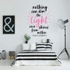 Maya Angelou Quote 'Nothing Can Dim The Light...' - Pink