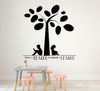 'Today A Reader Tomorrow A Leader' with Tree Wall Decal - Black