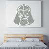 Darth Vader Wall Decal - Light Gray