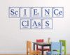 Chemistry Wall Decal for Teachers - Blue