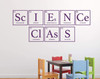 Chemistry Wall Decal for Teachers - Purple