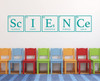 Science Periodic Table Sticker - Turquoise