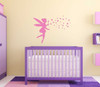Pink Fairly Wall Sticker with personalized name