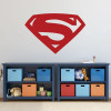 Superman Logo Decal - Red