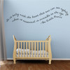 'IT Is Only With The Heart...' The Little Prince Vinyl Wall Decor - Black