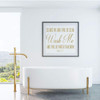 Psalm 51:7 'Cleanse Me And I Will Be Clean' Wall Decal - Gold