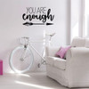 'You Are Enough' With Arrow Design - Black