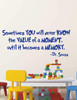 Dr. Seuss 'Value of a Moment' Quote Wall Decor - Blue