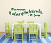 Dr. Seuss 'I Like Nonsense' Quote Wall Decor - Green