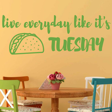 Taco Tuesday Wall Decor - Lime Green