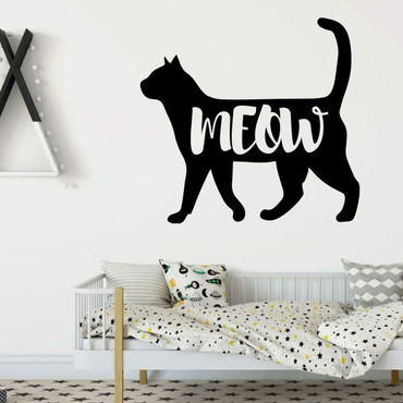 Cat Silhouette Wall Decal