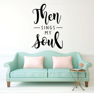 Christian Hymn Wall Decal Psalms