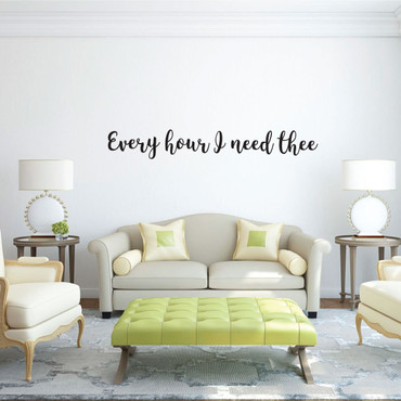 Christian Song Lyrics Wall Decal