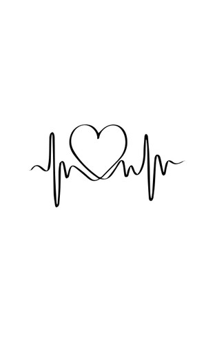 Heartbeat Vinyl Wall Sticker