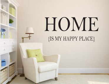 Home Is My Happy Place Wall Decor