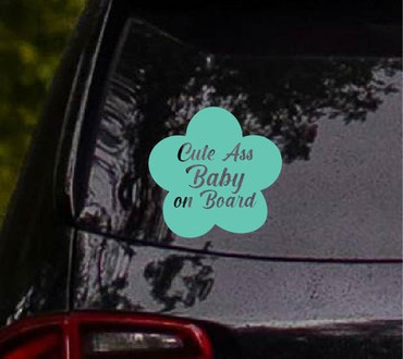 Cute Ass Baby on Board Car Sticker