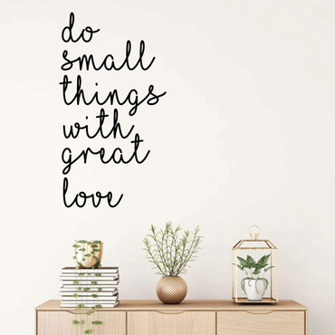 Do Small Things With Great Love Wall Art