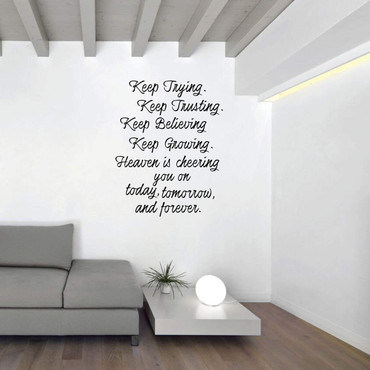 Heaven Wall Decor Motivational Quote