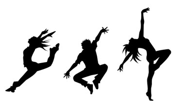 Hip-Hop-Dancers Wall Decal For Teen's Bedroom - Silhouette Vinyl Decor