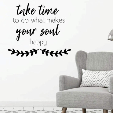 Inspirational Wall Decal Quotation