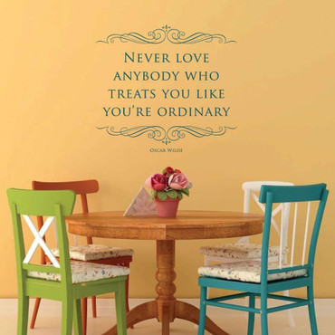Oscar Wilde Quote Inspirational Wall Decal