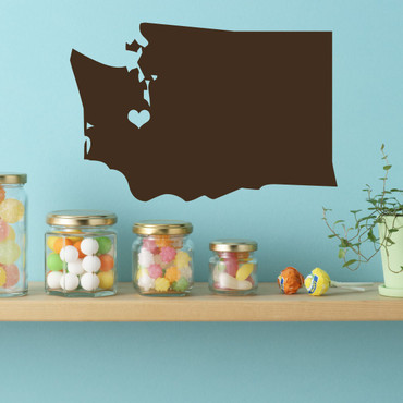 State of Washington Vinyl Wall Decal