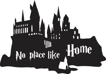 Wizard Castle 'no Place Like Home' Viny Decal