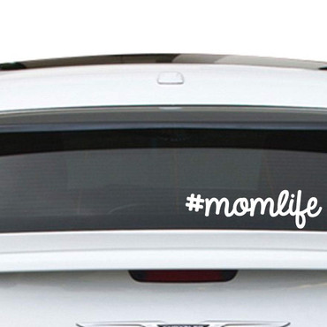 #Momlife Hash Tag Car Window or Wall Vinyl Decal