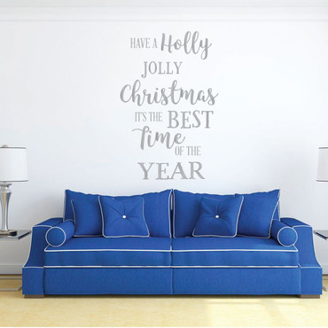 Christmas Wall Decor - Have A Jolly Christmas - Winter Decoration For Home, Living or Family Room