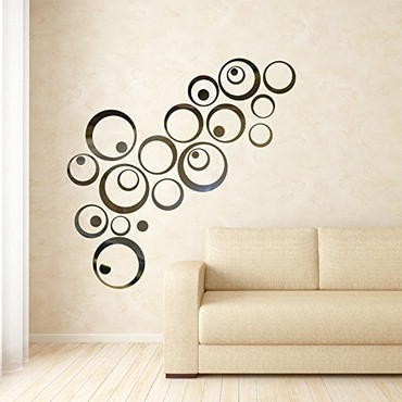 Circle Bubbles Vinyl Wall Decals Pattern Design Home Decor