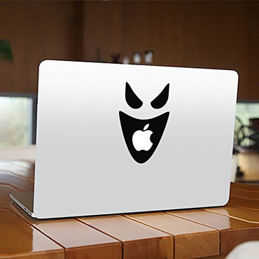 Ghost Face Apple Macbook Laptop Decal, Ghost Vinyl Design