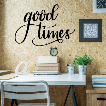 Inspirational Quotes - Good Times - Fun Wall Decor for Bedroom, Living Room, Dorm or Studio