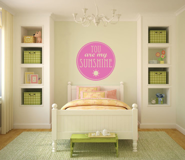 You Are My Sunshine Vinyl Decal - Wall Decor for Living Room, Bedroom, Kitchen