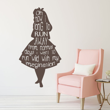 Alice In Wonderland Wall Decals And Decor For Home And More