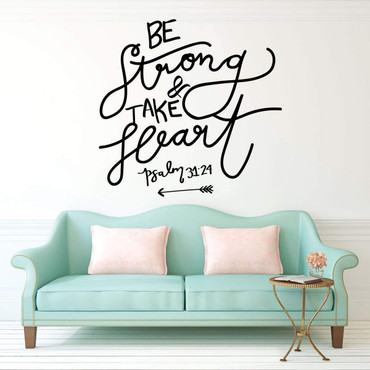 Be Strong Wall Decal