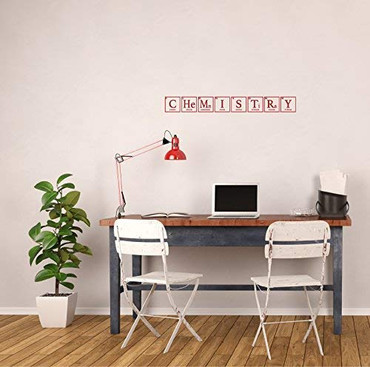 Chemistry Themed Vinyl Sticker Wall Decal