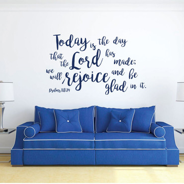 Christian Wall Decal Psalms 118:24