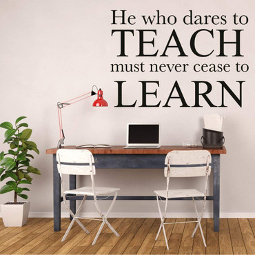Classroom Decor Vinyl Wall Quote Decal