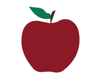 Vinyl Apple Wall Decal