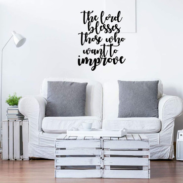 The Lord Blesses Those Who Want to Improve Cursive